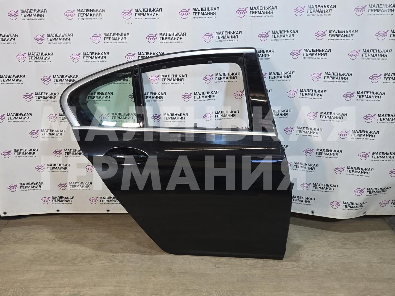 дверь задняя правая BMW 5 серия G30/G31 G30 2018, 2.0 л., B48 B20 A, бензин, АКПП, черный 475, седан, задний привод, правый руль, 41007408964, 7408964 - фото №1