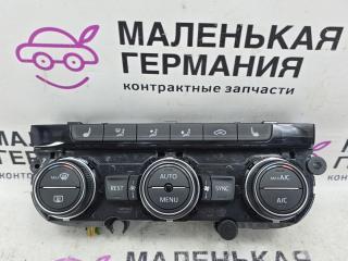 блок управления печки / климат-контроля Volkswagen Passat B8 2015, 1.8 л., CJSA, бензин, робот, 2t/c9x чёрный перламутр, седан, правый руль, 5G0907044AH, 5G0907044EA, 5G0907044