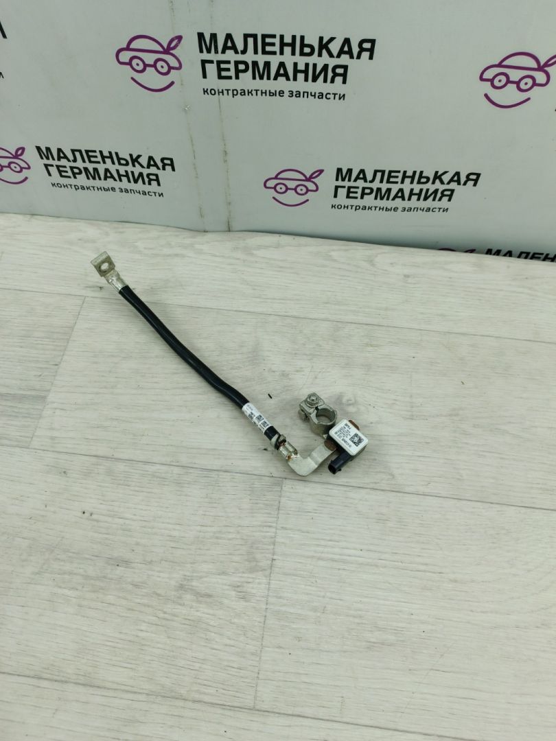минусовой провод аккумулятора BMW X3 G01 2019, 2.0 л., B46 B20 B, бензин, АКПП, белый alpinweiss 3 (300), задний привод, 61216840519, 6840519 - фото №1