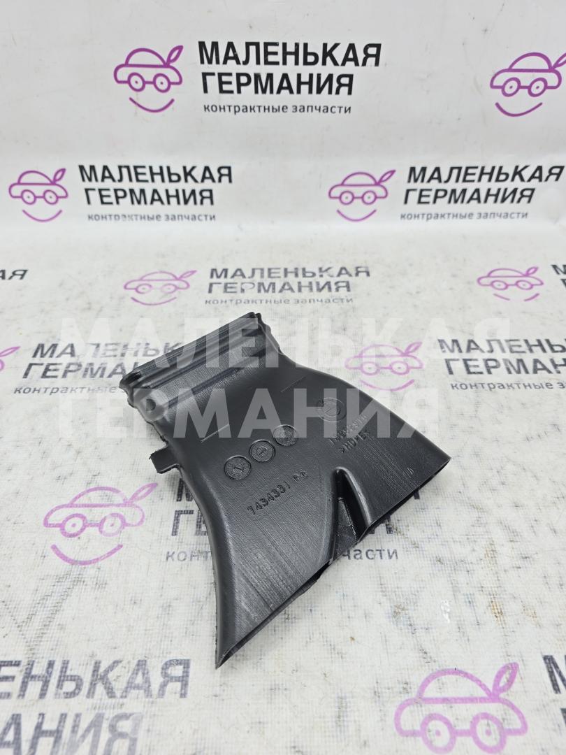 воздуховод печки BMW X5 G05 (2018 - 2026), 3.0 л., B58B30C, бензин, черный, полный привод, 51477434331, 7434331 - фото №1