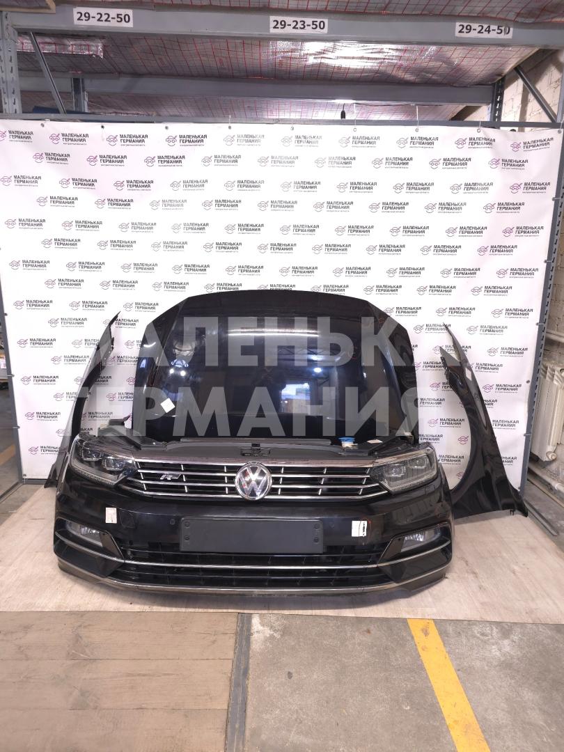 передняя часть (ноускат) Volkswagen Passat B8 2015, 1.8 л., CJSA, бензин, робот, 2t/c9x чёрный перламутр, седан, правый руль, 5Q0121205N, 3G0823031A, 3G0821022A, 3G0821021A, 3G0807217T, 3G2941114A, 3G2941113A, 3G0121330A, 5Q0121251FN, 3G0821105, 4G0907697F, 5Q0121205N, 5Q0121207AC, 5Q0959455AL, 5Q0121203BS, 3G0821142, 3G0821141 - фото №1