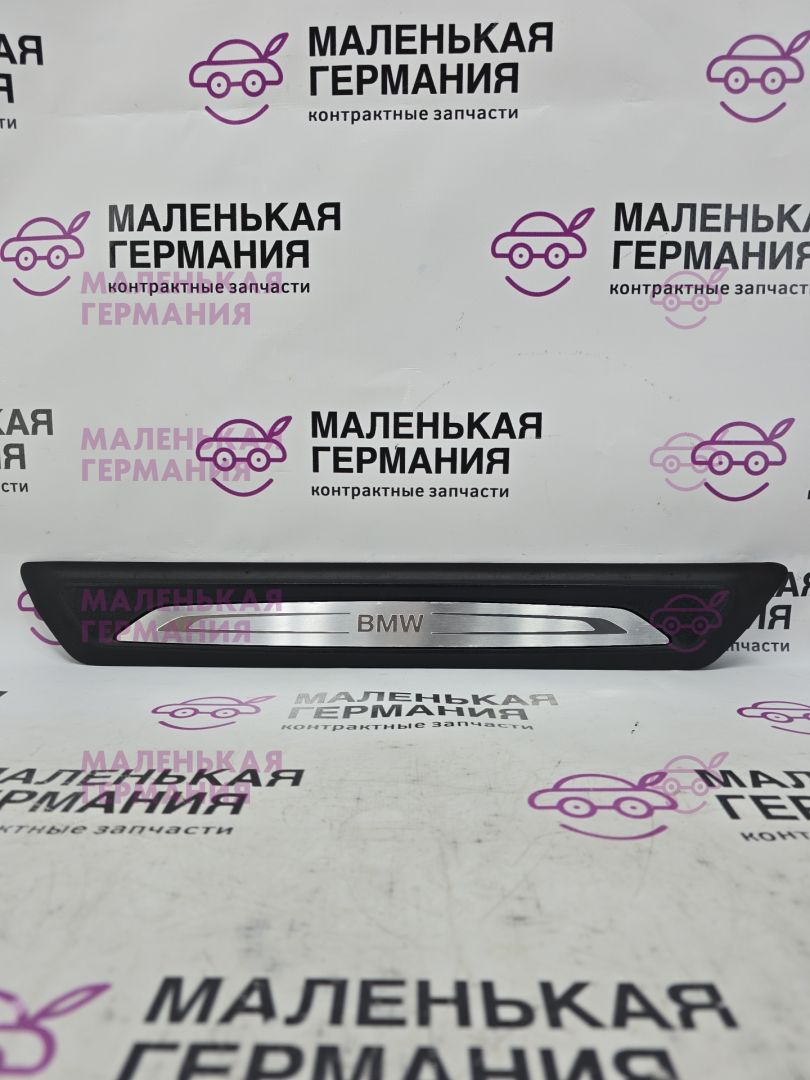 накладка на порог внутренняя BMW X1 F48 2017, 2.0 л., B48 A20 B, бензин, АКПП, alpinweiss 3 (300), полный привод, правый руль, 51477263315, 7263315 - фото №1