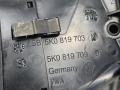 дефлектор обдува салона Volkswagen Golf GTI 6 поколение 2011, 2.0 л., CCZB, бензин, робот, b4/b9a белый, хетчбэк 5 дв., передний привод, правый руль, 5K0819703K, 5K0819709D - фото №9