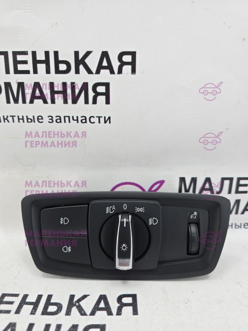переключатель света BMW X1 F48 2016, 2.0 л., B47 C20 A, дизель, АКПП, alpinweiss 3 (300), передний привод, правый руль, 61319393609, 9393609 - фото №1