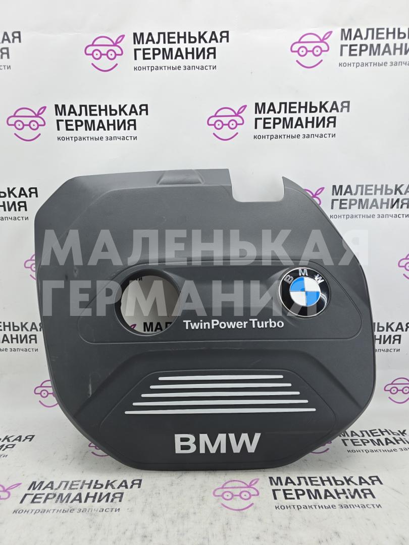 декоративная крышка двигателя BMW X1 F48 2017, 2.0 л., B48 A20 B, бензин, АКПП, синий mediterranblau c10, полный привод, правый руль, 11128601632, 8601632 - фото №1