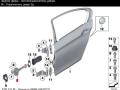 ограничитель открывания двери BMW 5 серия F10/F11 [рестайлинг] F10 2013, 2.0 л., N20 B20 A, бензин, серебро, седан, 51227182019, 7182019 - фото №4