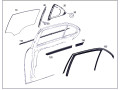 стекло двери задней левой Mercedes-Benz C-Класс W204 [рестайлинг] W204.048 2012, 1.8 л., M 271.860, бензин, АКПП, 149 белый, седан, задний привод, правый руль, A2047351610 - фото №9