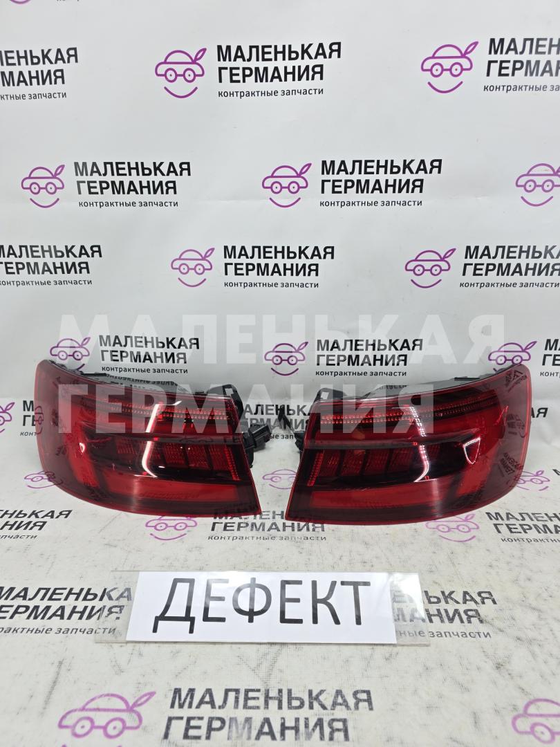 фонари задние (комплект) Audi A4 B9 2017, 2.0 л., CVKB, бензин, АКПП, 2y/s9r белый металлик, седан, передний привод, правый руль, 8W5945091G, 8W5945092G, 8K0973705A - фото №1