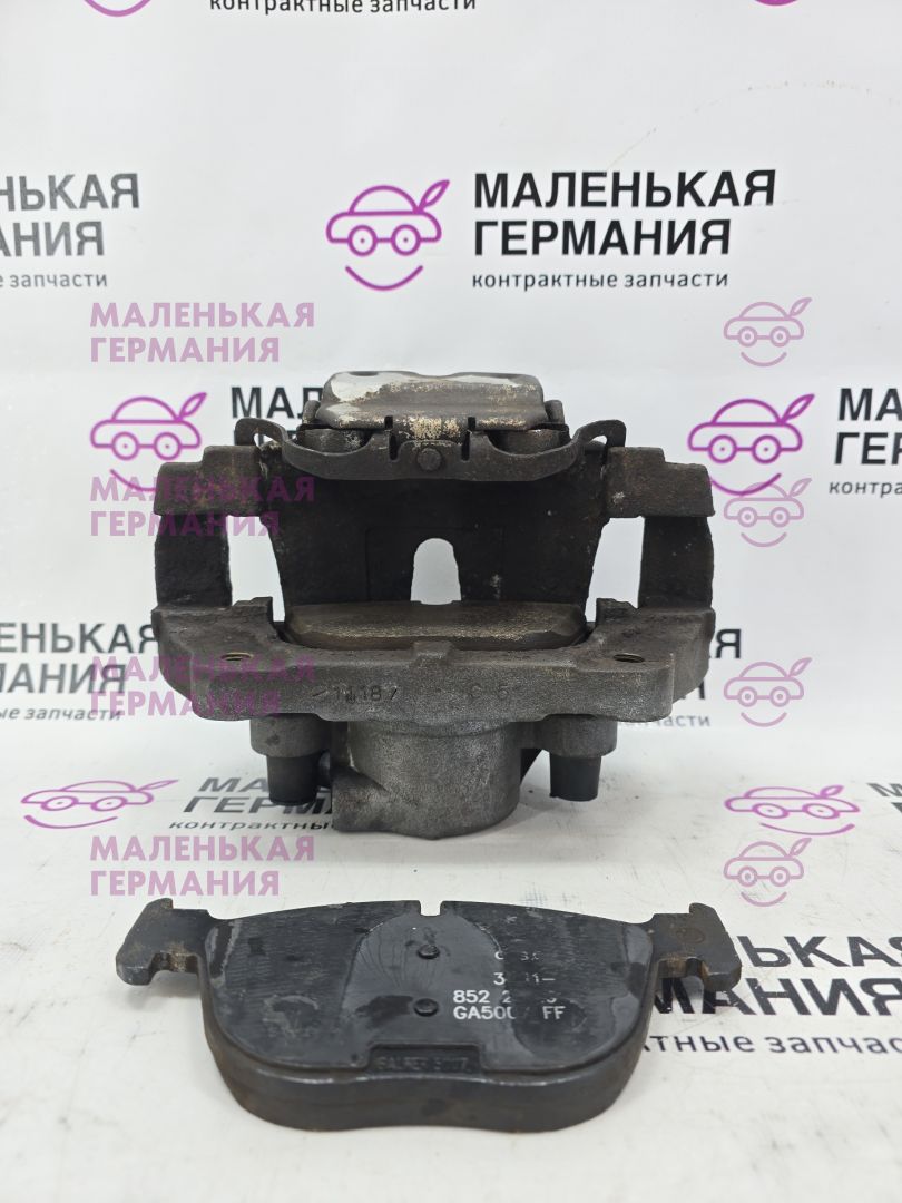 суппорт передний левый BMW X5 F15 2014, 3.0 л., N57 D30 A, дизель, АКПП, mineralweiss metallic (a96), полный привод, правый руль, 34116776783, 6776783, 34116864186, 6864186 - фото №1