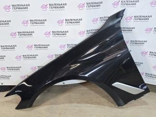 крыло переднее левое BMW 5 серия G30/G31 G30 2018, 2.0 л., B48 B20 A, бензин, АКПП, черный 475, седан, задний привод, правый руль, 7349615, 41007443687, 7443687