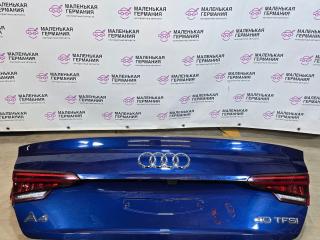 крышка багажника (дверь 3-5) Audi A4 B9 2017, 2.0 л., CVKB, бензин, МКПП, s9/x5q синий металлик, седан, передний привод, правый руль, 8W5827025J, 8W5945093H, 8W5945094H