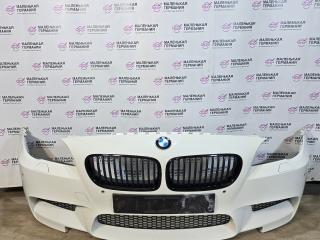 бампер передний BMW M5 F10 2012, 4.4 л., S63 B44 B, бензин, робот, 300 alpinweiss 3, седан, задний привод, правый руль, 51118050633, 8050633, 51118047373, 51118047393, 51118047394, 51118047391, 51118047395, 51118047396