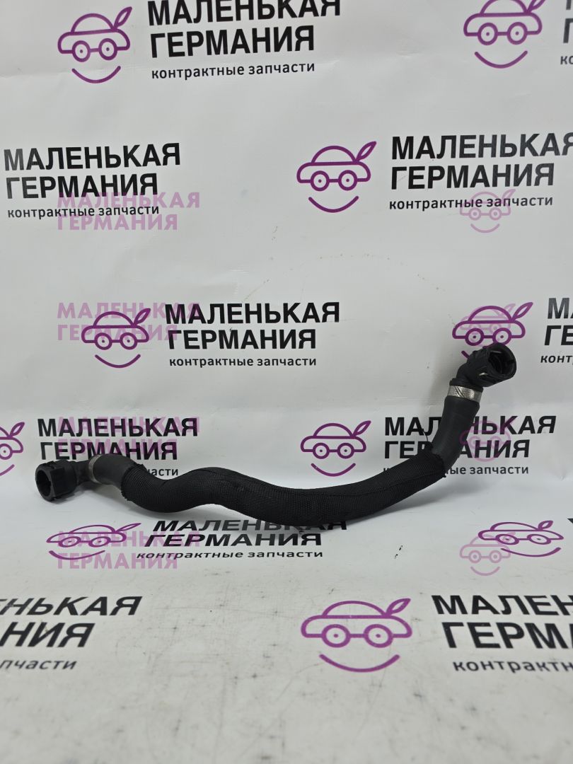 патрубок радиатора BMW X6 E71/E72 E71 2009, 3.0 л., N54 B30 A, бензин, серебро, правый руль, 17127576368, 7576368 - фото №1