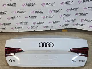 крышка багажника (дверь 3-5) Audi A4 B9 2017, 2.0 л., CVKB, бензин, АКПП, 2y/s9r белый металлик, седан, передний привод, правый руль, 8W5827025J, 8W5945093H, 8W5945094H