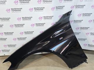 крыло переднее левое BMW 5 серия G30/G31 (2016 - 2020), 2.0 л., B47 D20 A, дизель, black sapphire metallic (475), задний привод, правый руль, 41007443687, 7443687, 7349615, 51777387341, 7387341