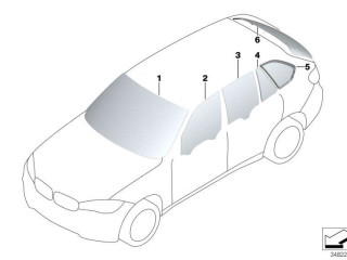 стекло двери передней правой BMW X5 F15 2013, 3.0 л., N57 D30 A, дизель, АКПП, 300 alpinweiss iii, полный привод, правый руль, 51337283502, 7283502, 51337470632, 7470632
