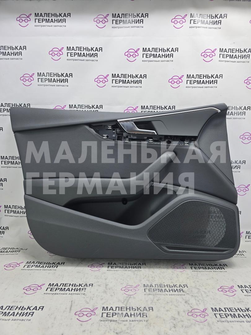 обшивка двери передняя левая Audi A5 F5 2018, 2.0 л., CVKB, бензин, АКПП, белый металлик 2y / s9r, хетчбэк 5 дв., правый руль, 8W8867103B, 834145611, 8W8867117, 8W8867133, 8W0959521A, 8W0959521C, 8W0959521B - фото №1