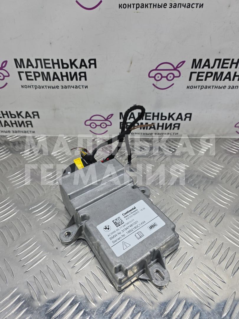 блок AirBag BMW 5 серия G30/G31 G30 2018, 2.0 л., B48 B20 A, бензин, АКПП, черный 475, седан, задний привод, правый руль, 65779474810, 9474810, 9297286, 65779890596, 9890596 - фото №1