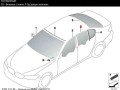 стекло двери задней левой BMW 5 серия G30/G31 G30 2017, 2.0 л., B47 D20 A, дизель, АКПП, black sapphire metallic (475), седан, задний привод, правый руль, 51377375189, 7375189 - фото №2