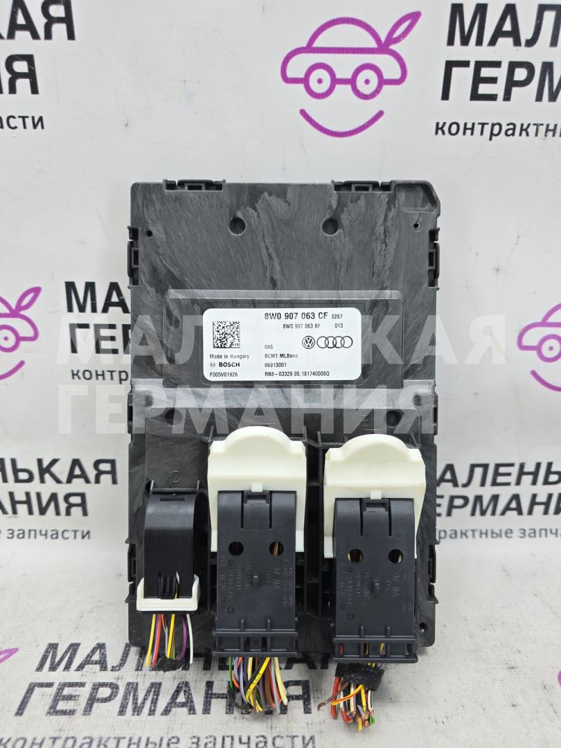 блок комфорта Audi A5 F5 2018, 2.0 л., CVKB, бензин, АКПП, белый металлик 2y / s9r, хетчбэк 5 дв., правый руль, 8W0907063CF, 4M0972144, 4M0937700, 4M0937700A, F005V01926 - фото №1
