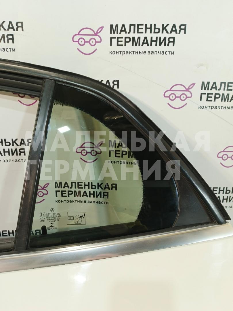 форточка задняя левая Mercedes-Benz GLA-Класс X156 2014, 2.0 л., M 270.920, бензин, робот, белый calcite white (650u), хетчбэк 5 дв., полный привод, правый руль, A1567300118 - фото №1