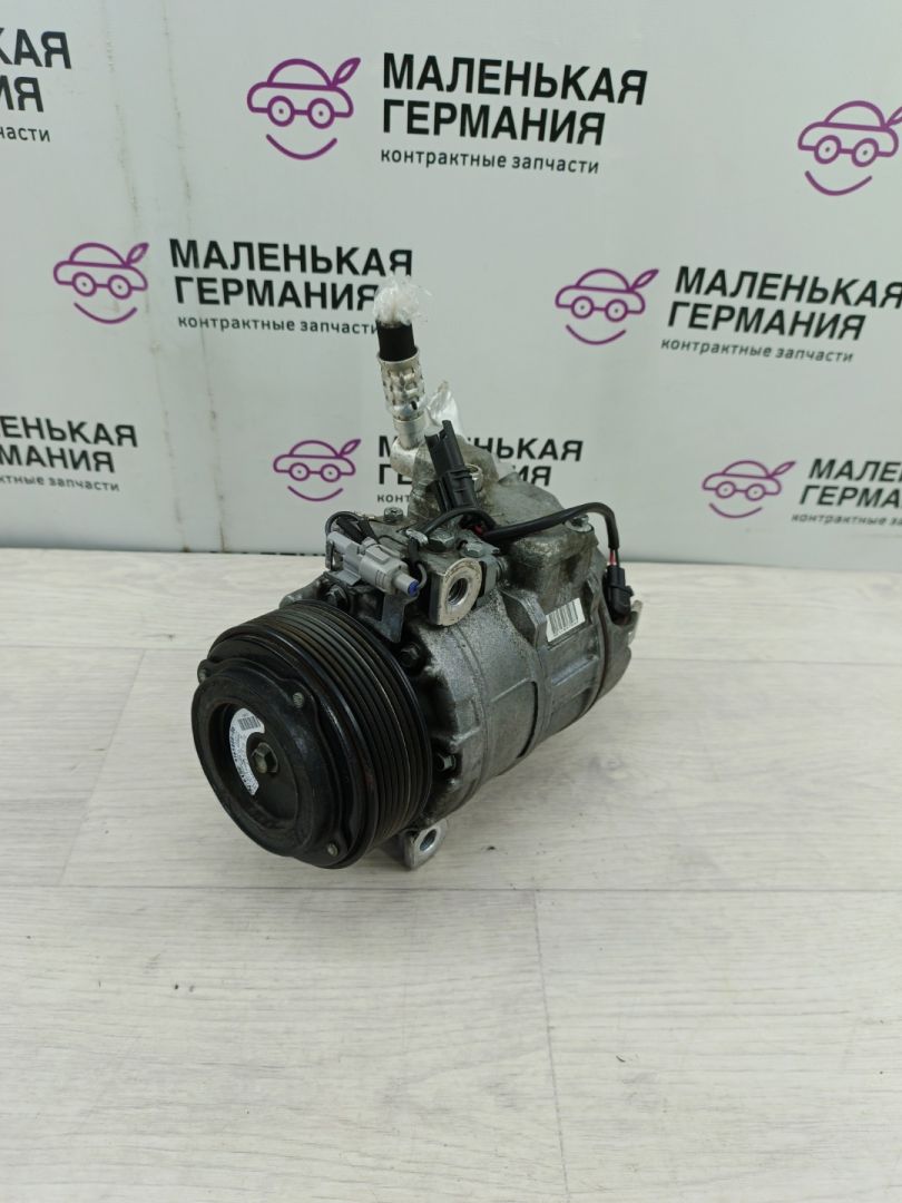 компрессор кондиционера BMW 5 серия F07/F10/F11 (2009 - 2013), 3.0 л., N52 B30 AF, бензин, 64529165808, 9165808, 64509196890, 9196890 - фото №1