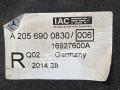 защита арок задняя правая (подкрылок) Mercedes-Benz C-Класс W205/S205/C205 W205.042 2014, 2.0 л., M 274.920, бензин, АКПП, 755 серый, седан, задний привод, правый руль, A2056900830 - фото №7
