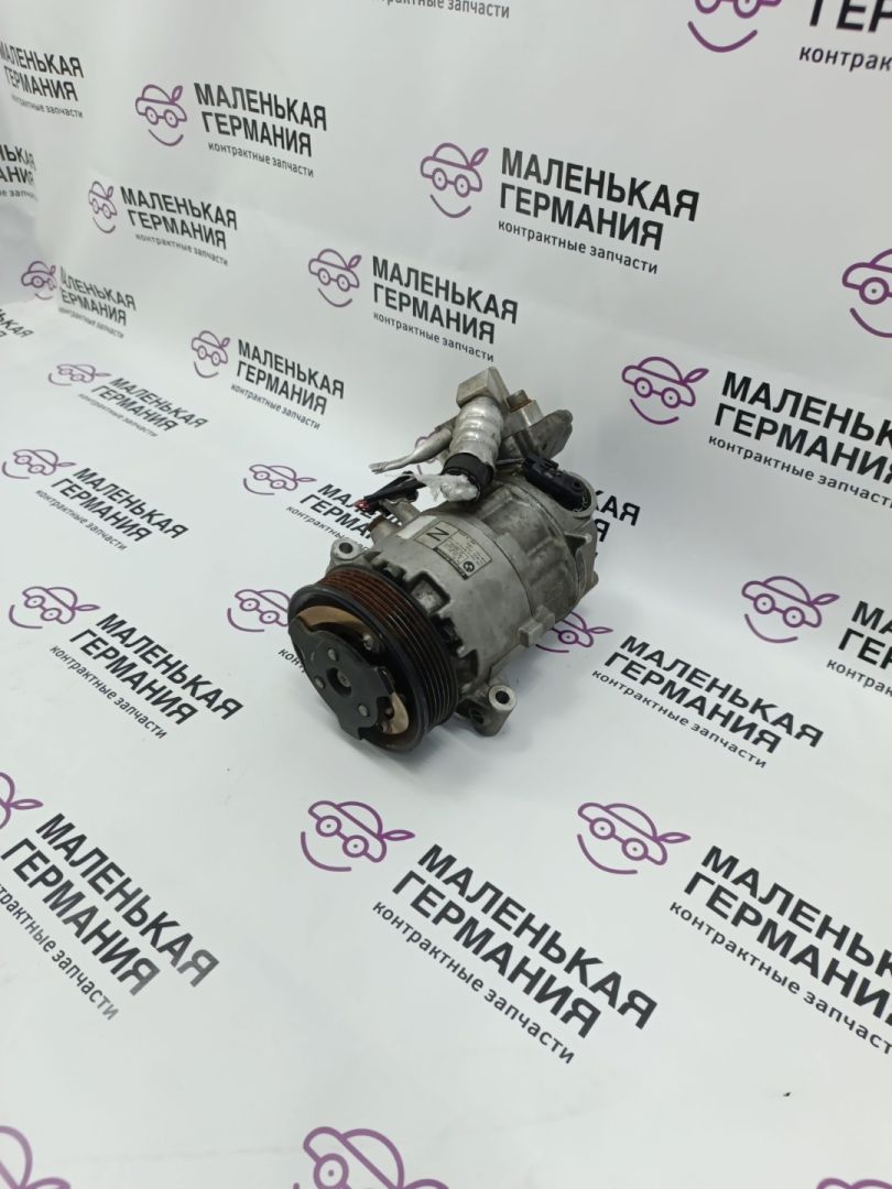 компрессор кондиционера BMW 3 серия E90/E91/E92/E93 (2004 - 2010), 2.0 л., N46 B20 B, бензин, АКПП, 64529182793, 9182793, A4101541A026, 64529156821, 9156821, 64509145351, 9145351, 64526915380, 6915380 - фото №1