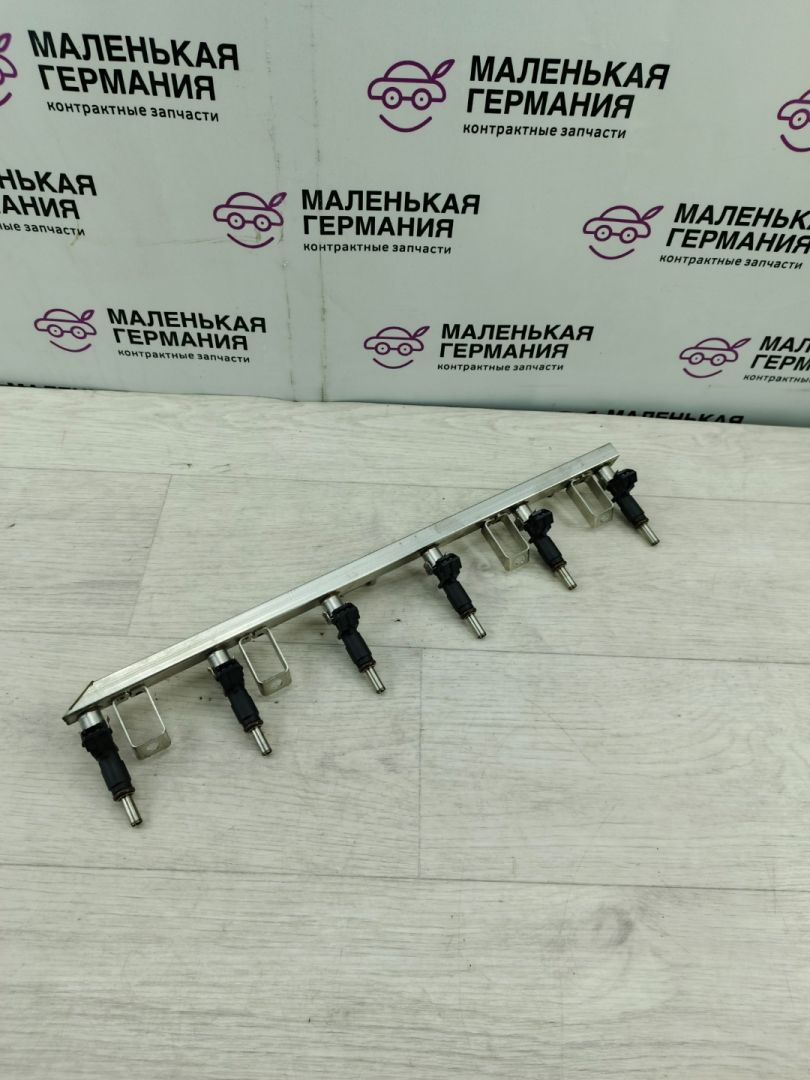 топливная рампа BMW 5 серия F07/F10/F11 (2009 - 2013), 2.5 л., N52 B25 AF, бензин, АКПП, 13537542541, 7542541, 7531534 - фото №1