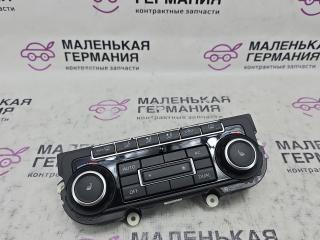 блок управления печки / климат-контроля Volkswagen Golf GTI 6 поколение 2011, 2.0 л., CCZB, бензин, робот, b4/b9a белый, хетчбэк 5 дв., передний привод, правый руль, 5K0907044ES, 5HB009746-61