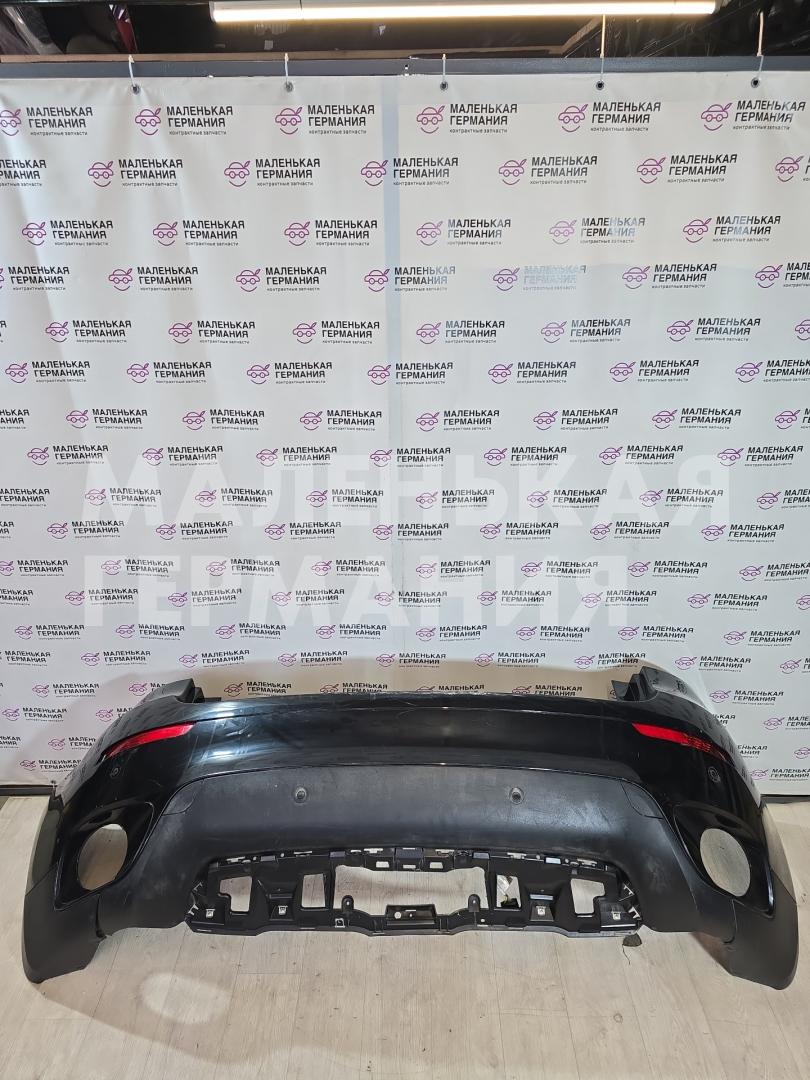 бампер задний BMW X6 E71/E72 E71 2009, 3.0 л., N54 B30 A, бензин, серебро, правый руль, 51127176243, 7176243, 7187146, 166613, 7187145, 7176267, 166614, 9179004, 9244429 - фото №1