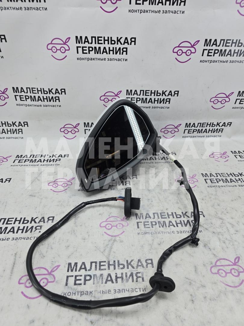 зеркало наружное левое Audi A5 F5 2018, 2.0 л., CVKB, бензин, АКПП, белый металлик 2y / s9r, хетчбэк 5 дв., правый руль, 8W8857409Q, 8W0857527, 8W0857535G, 8W0971919 - фото №1