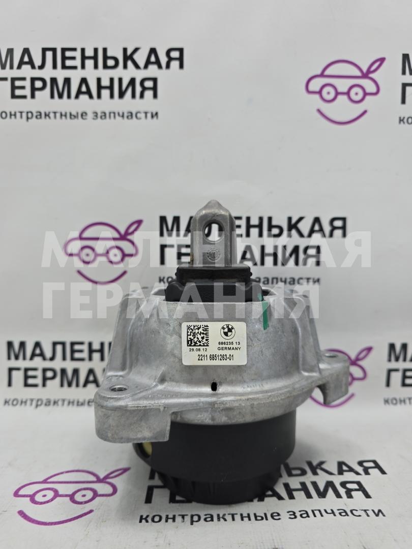 подушка крепления двигателя BMW 6 серия F06/F12/F13 2012, 4.4 л., N63 B44 B, бензин, АКПП, alpinweiss 3 (300), хетчбэк 5 дв., задний привод, правый руль, 22116851263, 6851263 - фото №1