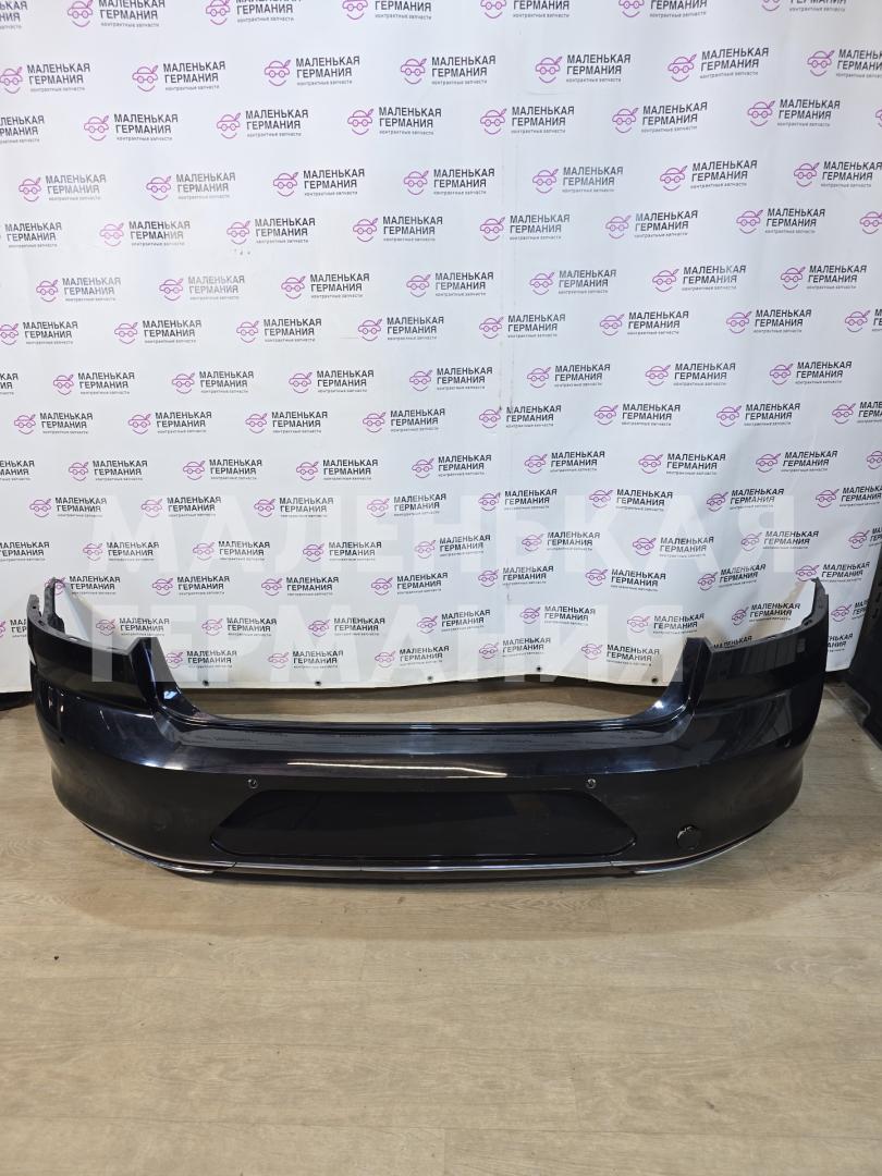 бампер задний Volkswagen Passat B8 2015, 1.8 л., CJSA, бензин, робот, 2t/c9x чёрный перламутр, седан, правый руль, 3G0807521K, 3G0807521L, 3G0825715, 3G0825707A, 3G0807056A, 3G5807421, 3G0864733, 3G5807417 - фото №1