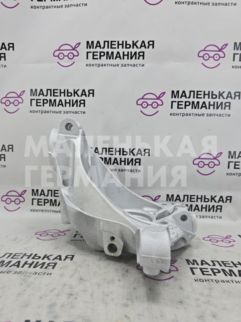 кулак поворотный левый BMW X1 F48 2017, 2.0 л., B48 A20 B, бензин, АКПП, синий mediterranblau c10, полный привод, правый руль, 31216876645, 6876645, 31216870837, 6870837, 31216850419, 6850419 - фото №1