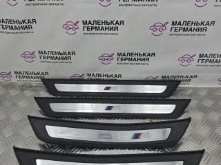 комплект накладок на пороги (внутренние) BMW 5 серия G30/G31 G30 2017, 2.0 л., B47 D20 A, дизель, АКПП, black sapphire metallic (475), седан, задний привод, правый руль, 51478061056, 8061056, 51478064906, 8064906, 51478064905, 8064905