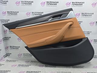 обшивка двери задняя левая BMW 5 серия G30/G31 G30 2017, 2.0 л., B48 B20 A, бензин, АКПП, b65 jatoba brown metallic, седан, задний привод, правый руль, 51417491855, 7491855, 51427477139, 7477139