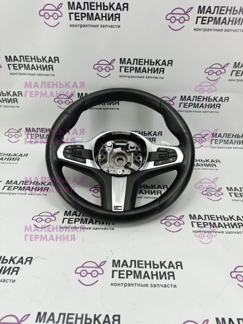 руль BMW 5 серия G30/G31 G31 2017, 2.0 л., B48 B20 B, бензин, АКПП, alpinweiss 3 (300), универсал, правый руль, 32308008184, 8008184 - фото №1