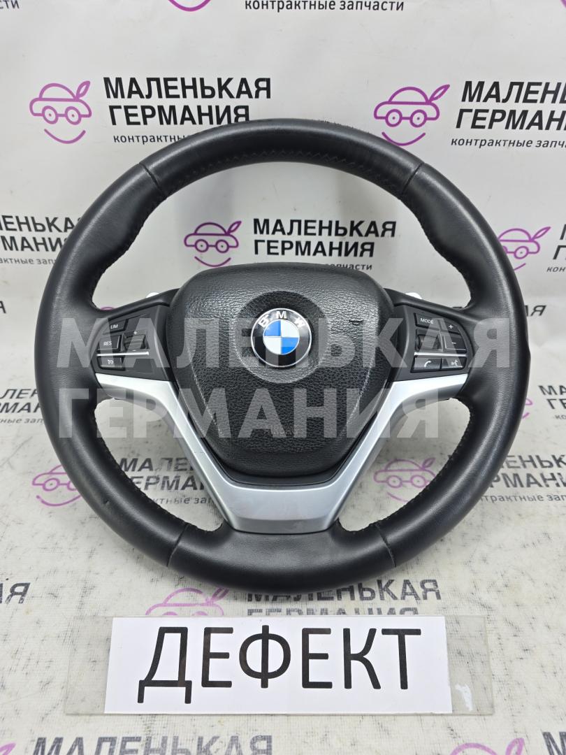 руль BMW X5 F15 2013, 3.0 л., N57 D30 A, дизель, АКПП, 300 alpinweiss iii, полный привод, правый руль, 68653430122713186280, 32306868762, 6868762, 32306877853, 6877853 - фото №1