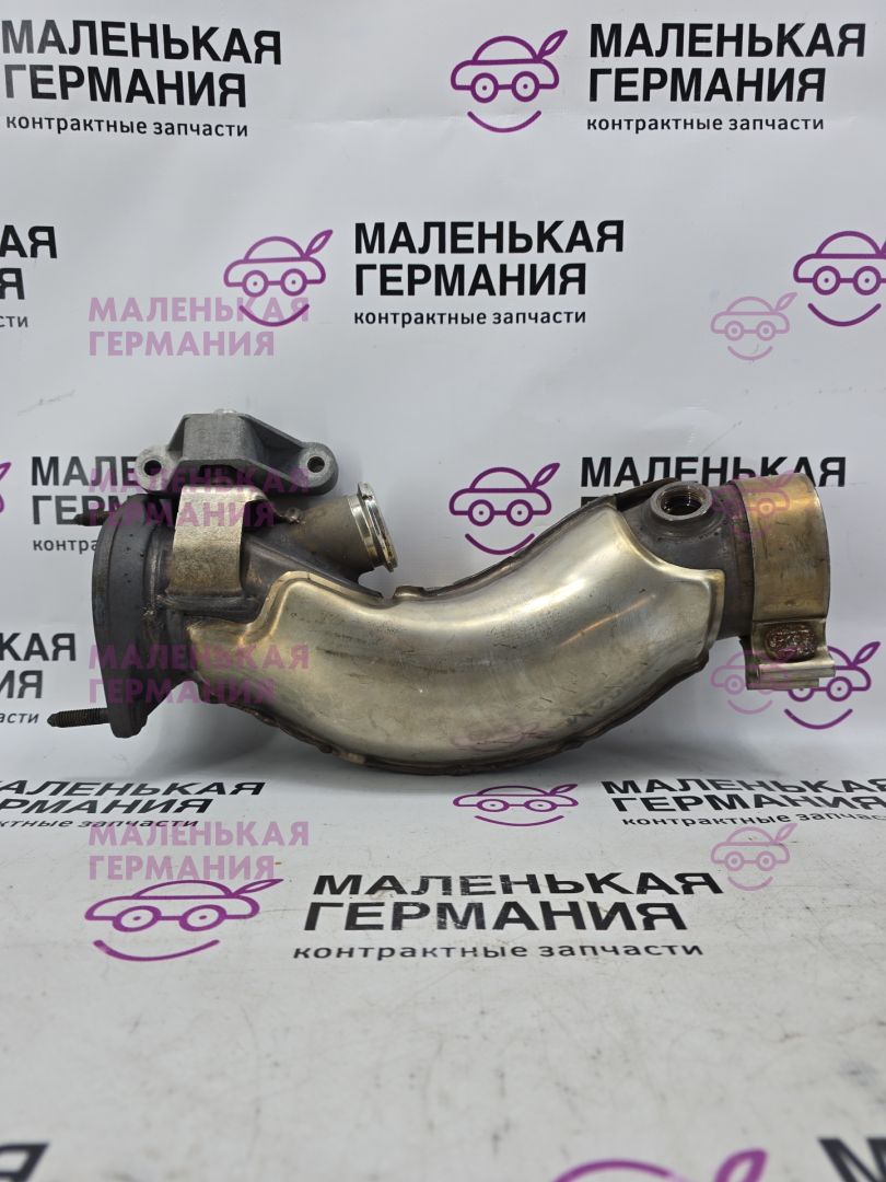 труба приемная глушителя BMW X5 F15 2014, 3.0 л., N57 D30 A, дизель, АКПП, mineralweiss metallic (a96), полный привод, правый руль, 18308517202, 7793766, 8575121, 8517202 - фото №1