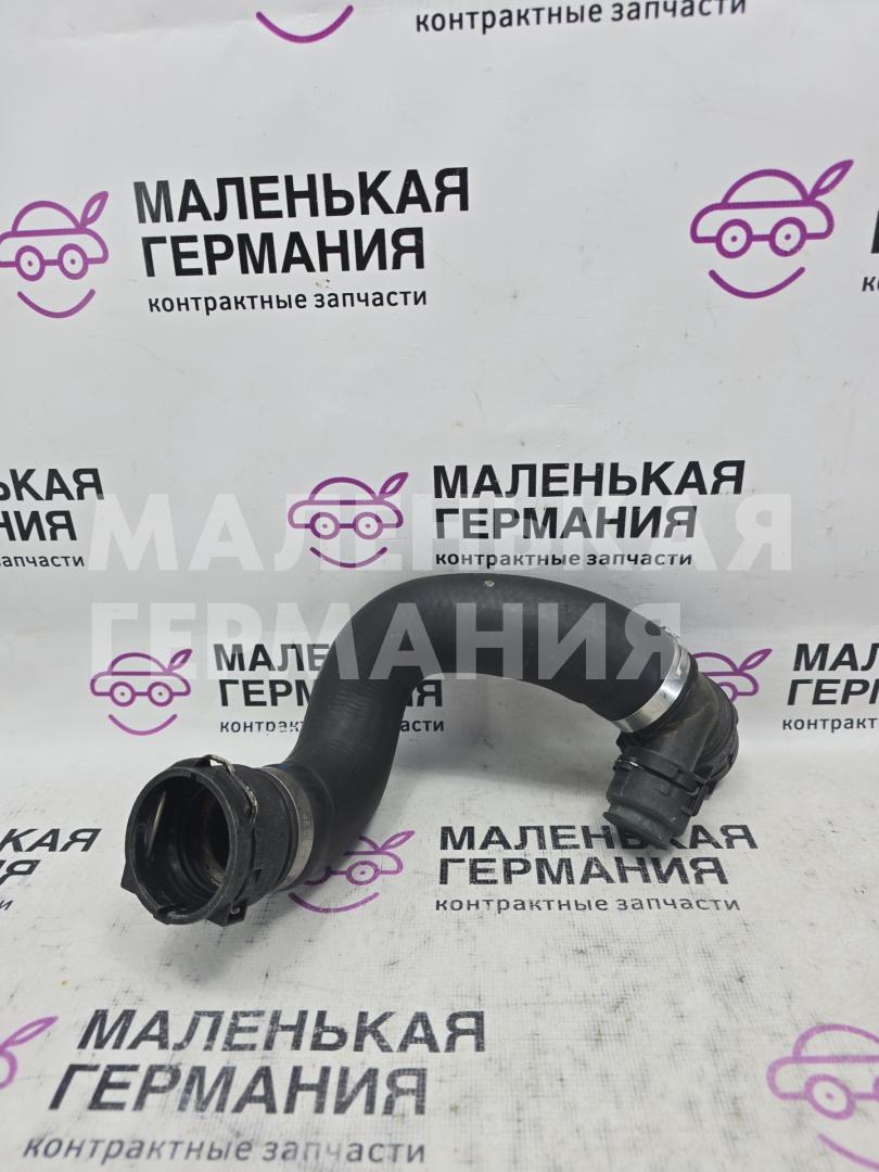 патрубок радиатора BMW X6 E71/E72 E71 2009, 3.0 л., N54 B30 A, бензин, серебро, правый руль, 17127578703, 7578703 - фото №1