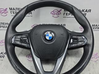 руль BMW 5 серия G30/G31 G30 2018, 2.0 л., B48 B20 A, бензин, АКПП, a96 mineral-weiss metallic, седан, задний привод, правый руль, 33687683704, 02779071, 32306871732, 6871732, 6270488, 32306884007, 6884007