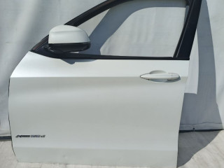дверь передняя левая BMW X5 F15 2013, 3.0 л., N57 D30 A, дизель, АКПП, mineralweiss metallic (a96), внедорожник 5 дв., полный привод, правый руль, 41517386737, 7386737, 51217290595, 7290595, 51417369953