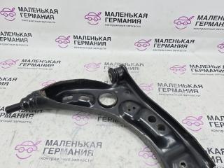 рычаг передний левый Volkswagen Golf GTI 6 поколение 2011, 2.0 л., CCZB, бензин, робот, b4/b9a белый, хетчбэк 5 дв., передний привод, правый руль, 1K0407165C