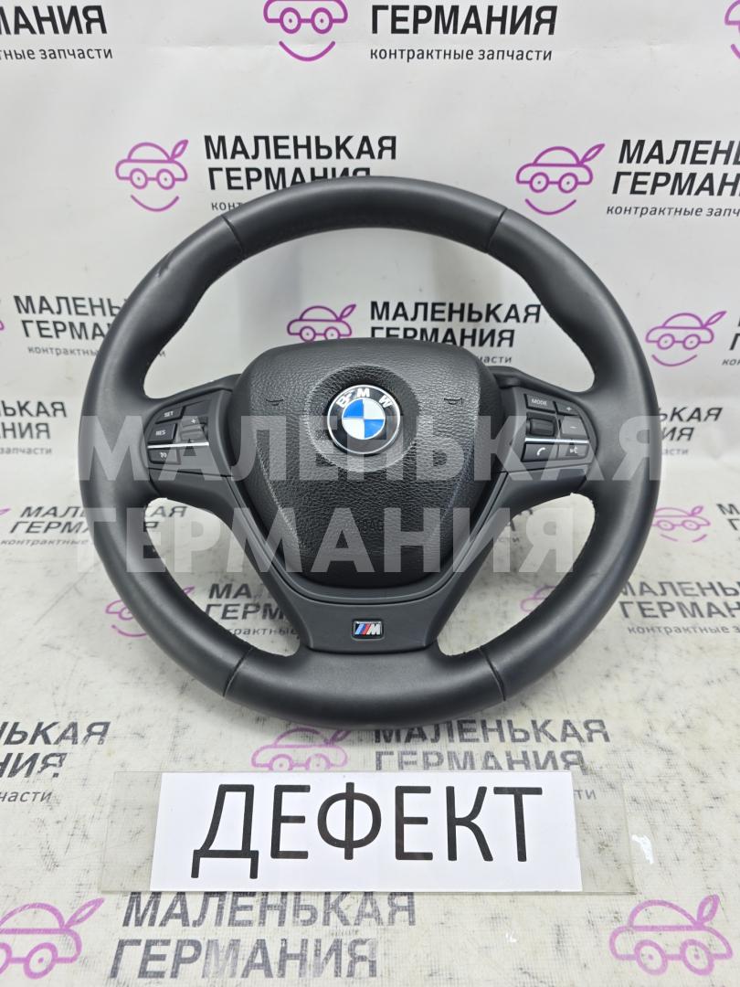 руль BMW X4 F26 2014, 2.0 л., N20 B20 A, бензин, АКПП, 475 black sapphire metallic, полный привод, правый руль, 32307845807, 7845807, 2498718385, SW785366001 - фото №1