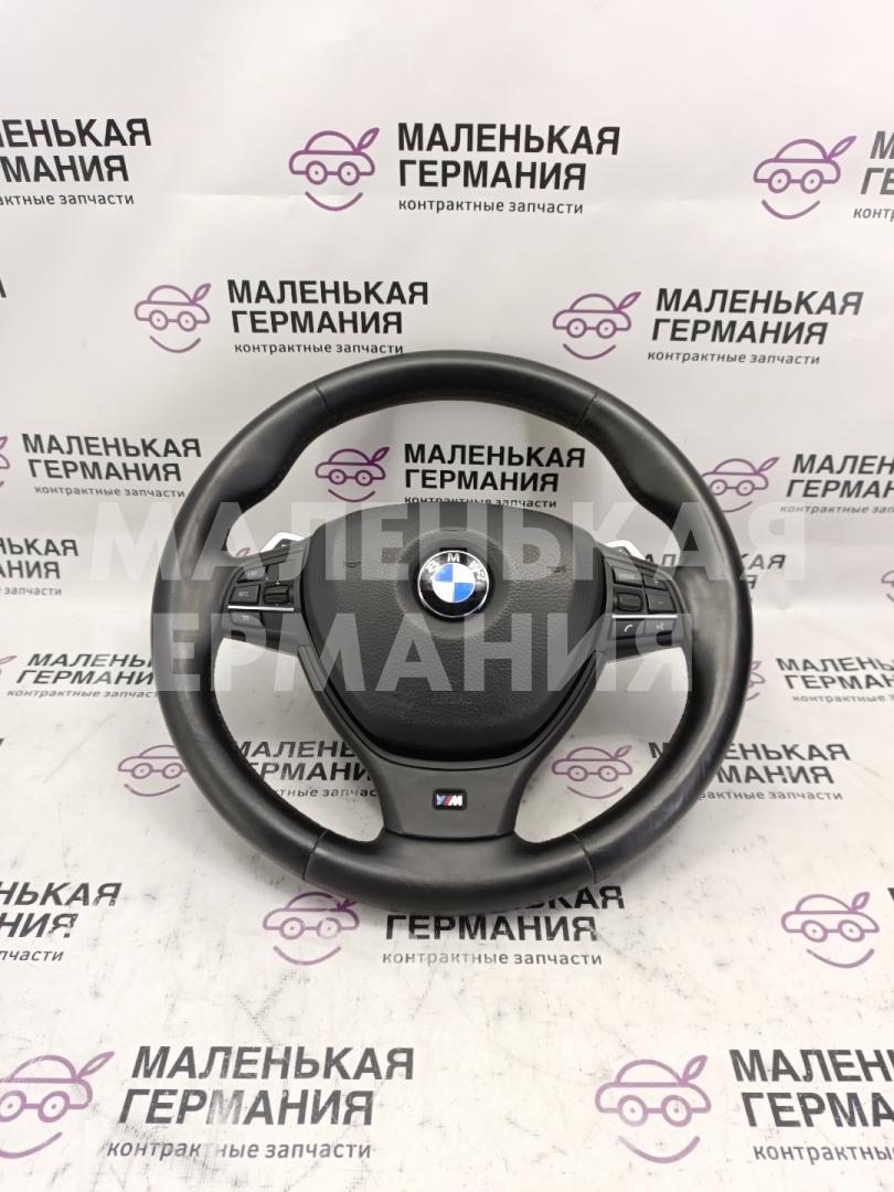 руль BMW 6 серия F06/F12/F13 2012, 4.4 л., N63 B44 B, бензин, АКПП, alpinweiss 3 (300), хетчбэк 5 дв., задний привод, правый руль, 32337844105, 61319229484, 33678382704, 9229484, 7844105, 6102240, 72026371, 12B247AA0300U, SLDG6619001F, A1617962700, 12B2441A1397, 609214500D, 609531100 - фото №1