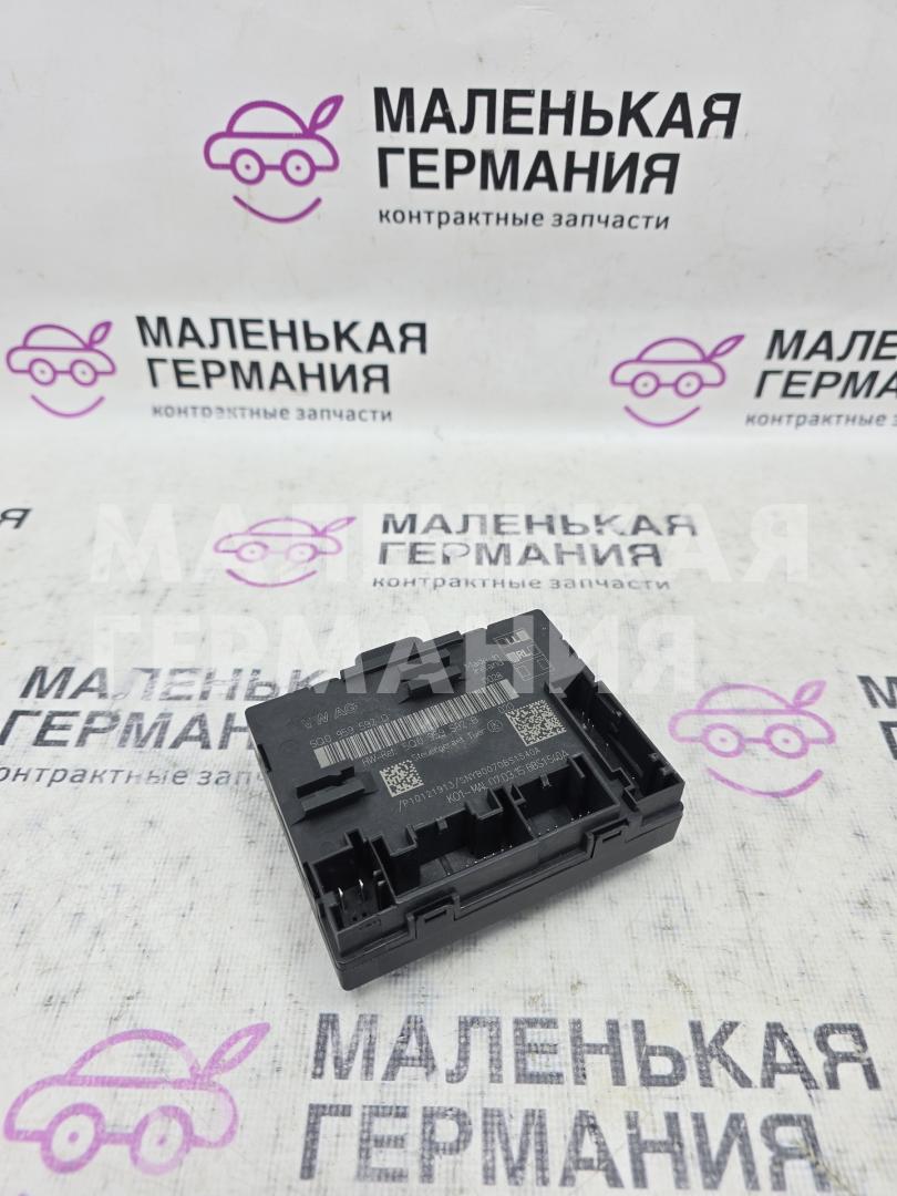 модуль управления двери Volkswagen Passat B8 2015, 1.8 л., CJSA, бензин, робот, 2t/c9x чёрный перламутр, седан, правый руль, 5Q0959592D, 5Q0959592B - фото №1