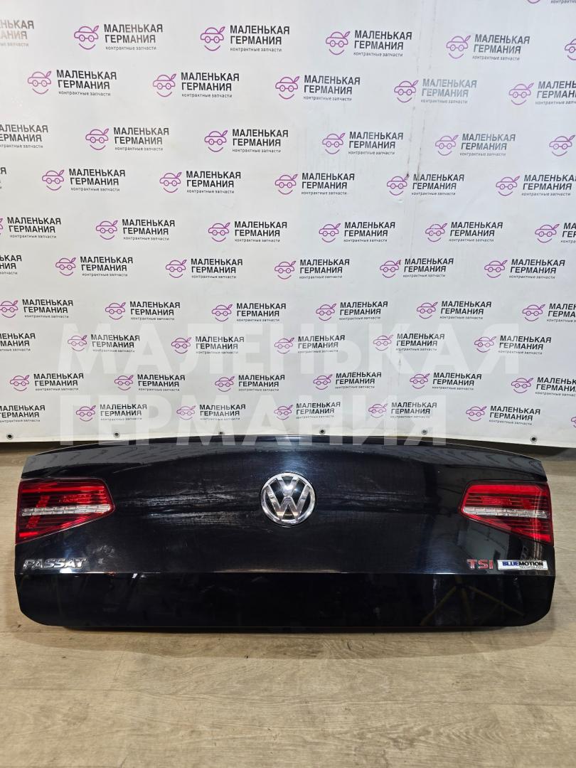 крышка багажника (дверь 3-5) Volkswagen Passat B8 2015, 1.8 л., CJSA, бензин, робот, 2t/c9x чёрный перламутр, седан, правый руль, 3G5827025A, 3G5945307K, 3G5945308J - фото №1