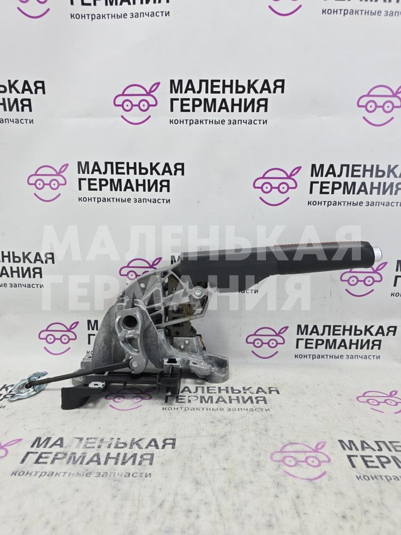 рычаг ручного тормоза (ручника) Volkswagen Golf GTI 6 поколение 2011, 2.0 л., CCZB, бензин, робот, b4/b9a белый, хетчбэк 5 дв., передний привод, правый руль, 1K0711303M - фото №1