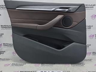 обшивка двери передняя левая BMW X1 F48 2017, 2.0 л., B48 A20 B, бензин, АКПП, alpinweiss 3 (300), полный привод, правый руль, 15403301, 9348585, 63319348585, 67788-X7A11, 67788-X7A13, 51417438059, 7438059